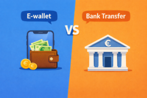 E-Wallet vs Banküberweisung