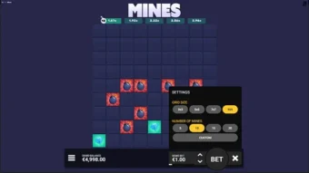 Mines Dare2Win Spiel